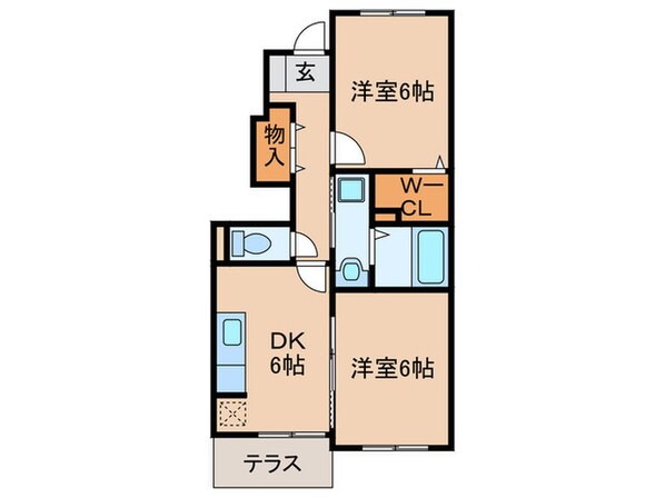 エステート長津タウン２１　Ｃ棟の物件間取画像